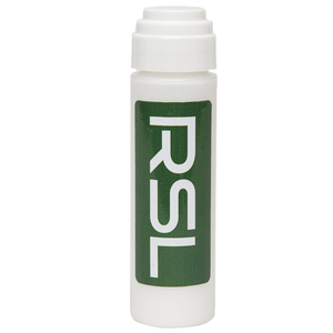 Bottle of white stencil ink from RSL.
