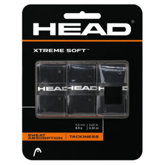 Pack with 3 HEAD Xtreme Soft grips in black