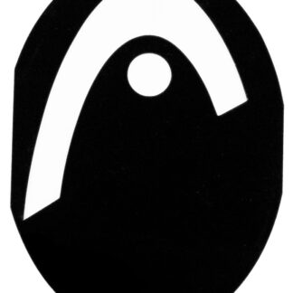 Stencil for badminton and squash racquets. HEAD logo.