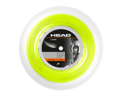 Reel with yellow tennis string