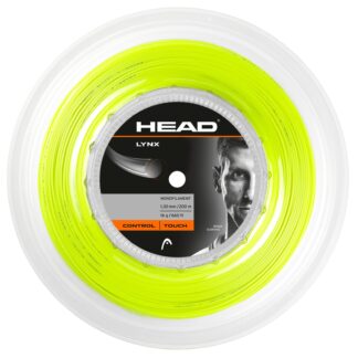 Reel with yellow tennis string