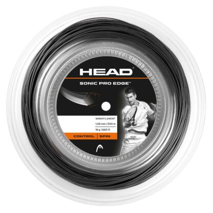 Reel of 200m HEAD sonic pro edge in 1,30mm in anthracite
