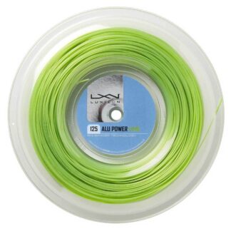 Reel with green tennis string