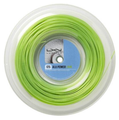 Reel with green tennis string