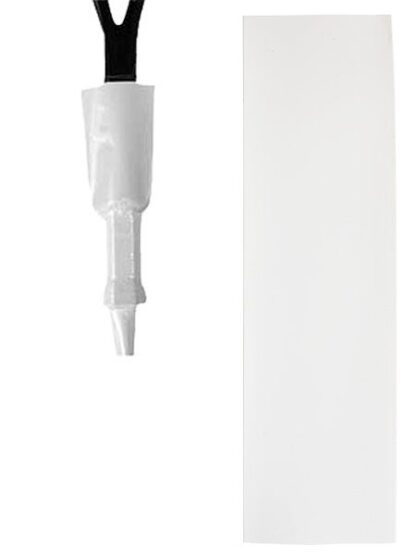 Grip enlarger in white for tennis racquets.