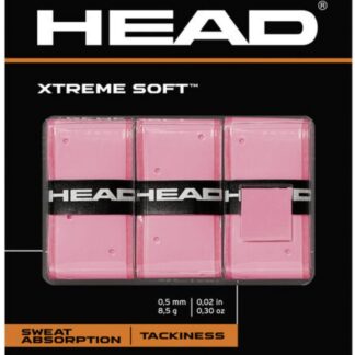 Pack with 3 HEAD Xtreme Soft grips in pink