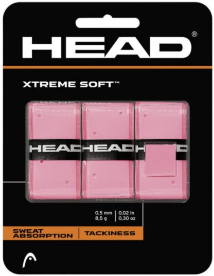 Pack with 3 HEAD Xtreme Soft grips in pink