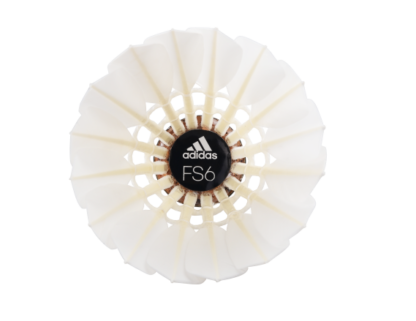 Bottom of the Adidas Flieger FS6 shuttlecock.