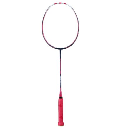 Badminton-ketcher. Rød og sort. Rødt håndtag.