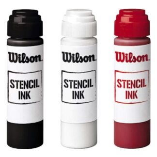 Stencil Ink "Wilson", 3 different colors - black, white and red
