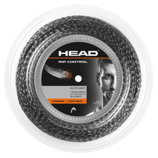 Reel with tennis string - string colour is black and white pattern