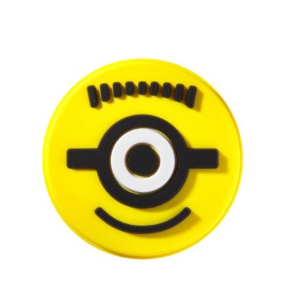 1 yellow vibra dampener with ikon of the adorable Minions - One eye, mouths and hair.