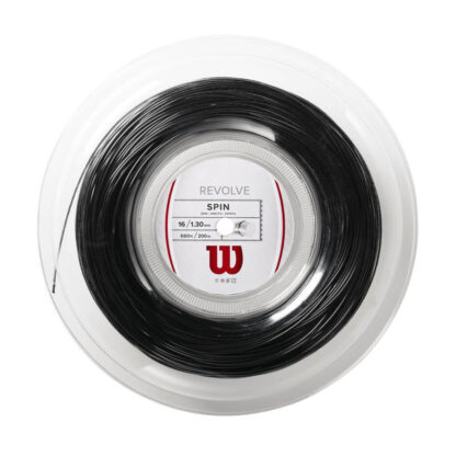 Reel with white black string