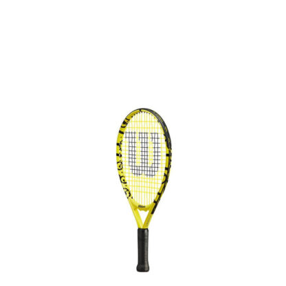 Junior tennis racquet (17") with Minions icons (sideview)