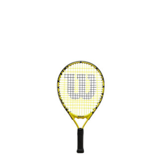 Junior tennis racquet (17") with Minions icons.