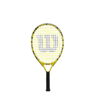 Junior tennis racquet (21") with Minions icons.