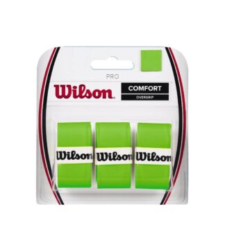 Package with three Lime-green overgrips