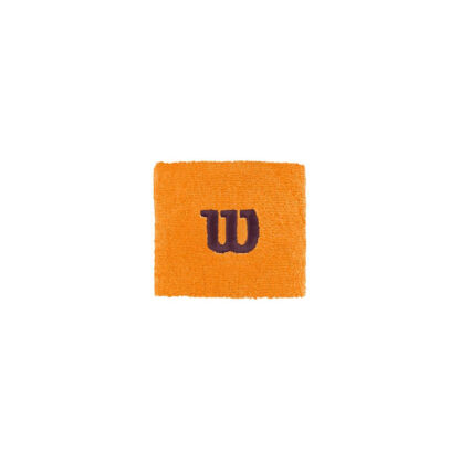 Wristband - orange with brown W (Wilson)