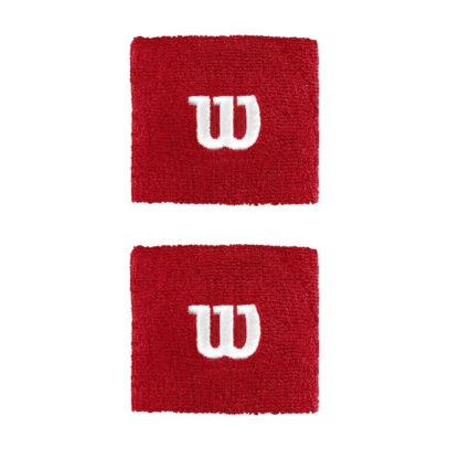 Wristband - red with white W (Wilson)