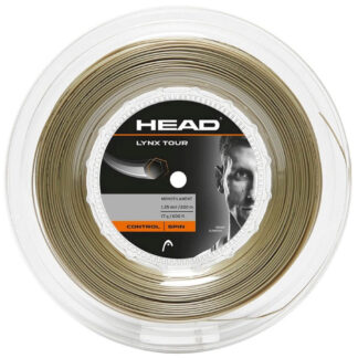 Reel with champagne colored tennis string