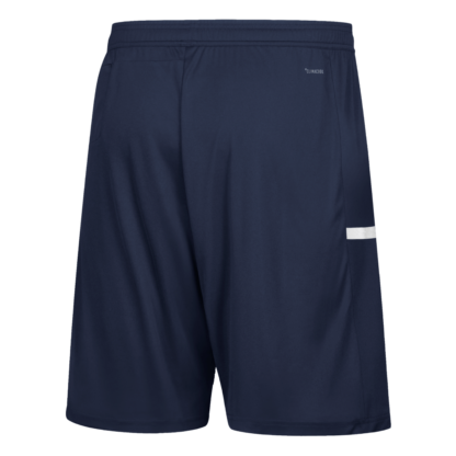 Shorts (back) in Navy Blue color and with white Adidas logo