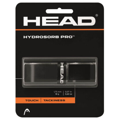 Pack of single HEAD HydroSorb Pro grip in black.