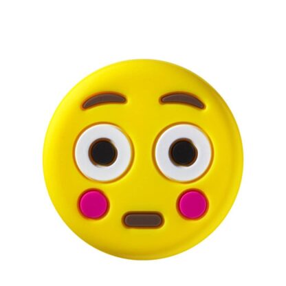 Surprised looking emoji dampener from Wilson.