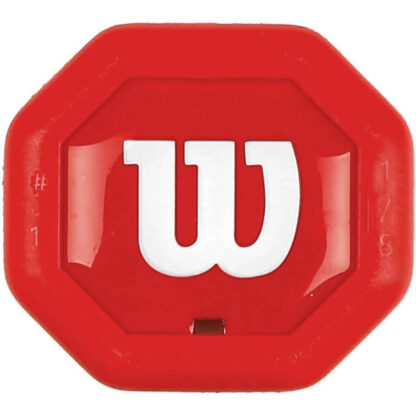 Red butt cap with red trap door with white W on it for Wilson. Wilson Triad butt cap for tennis racquets.