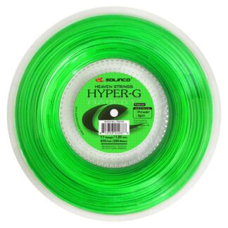 200m reel of Solinco Hyper-G 120 string in green / Neon green colour.