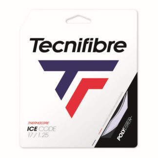 Set of Tecnifibre Ice Code 125 string in White colour.