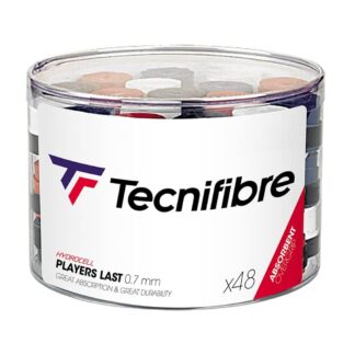 Box of assorted coloured overgrip. Tecnifibre Players Last 48 pcs.