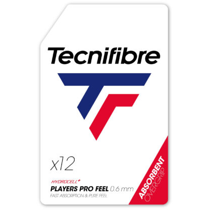 White overgrip 12 grips. Tecnifibre Players Pro Feel 12 pcs.