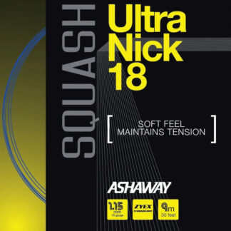 Single set of Ashaway UltraNick 18 in blue.