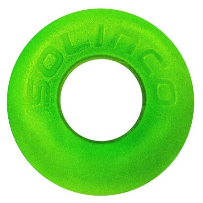 A single dampener for tennis from Solinco. Solinco Hyper-Sorb Tennis dampener in Neon Green.