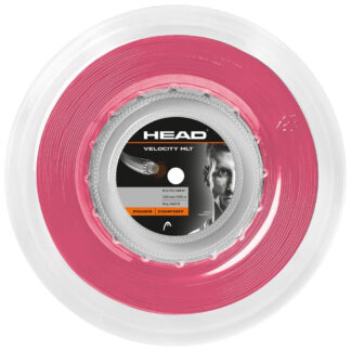200m reel of HEAD Velocity MLT 130 string in pink colour.