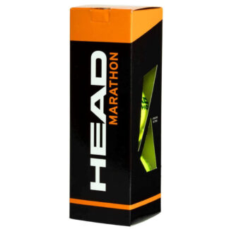 A box of 3 HEAD Marathon Tennis balls.