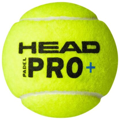 Yellow HEAD Padel Pro+ ball.
