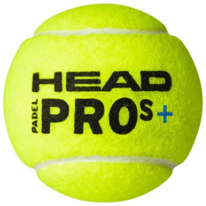 Yellow HEAD Padel Pro S+ ball.