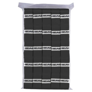 Bag of 50 HEAD Prime Tour grips in black.