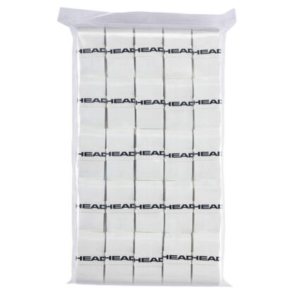 Bag of 50 HEAD Prime Tour grips in white.