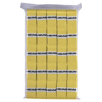 Bag of 50 HEAD Prime Tour grips in yellow.