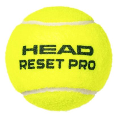 A yellow HEAD Reset Pro tennis ball.