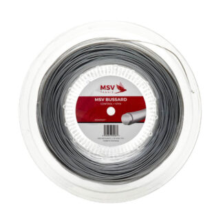 200m reel of MSV Bussard 125 string in silver colour.