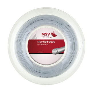 200m reel of MSV Co Focus string in white colour.