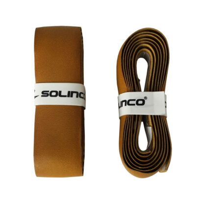 Solinco Pro Leather Replacement grip in brown.