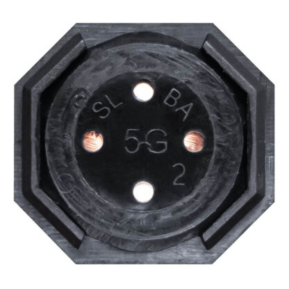 The back of a Solinco Weight Control Module Buttcap Plate in Silver.