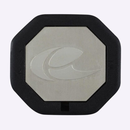 Solinco Weight Control Module Buttcap Plate in Silver installed in a Solinco Buttcap
