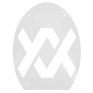 Volkl logo tennis racquet stencil.