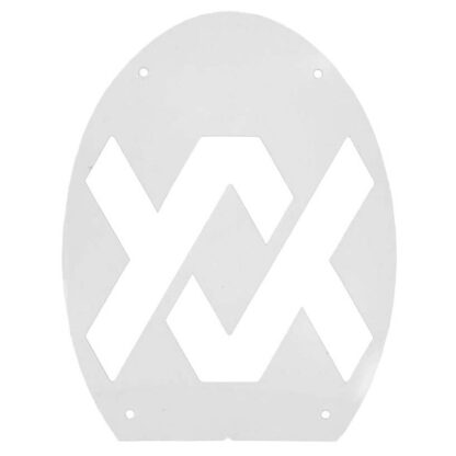Volkl logo tennis racquet stencil.