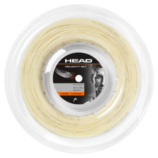 200m reel of HEAD Velocity MLT 130 string in Natural colour.